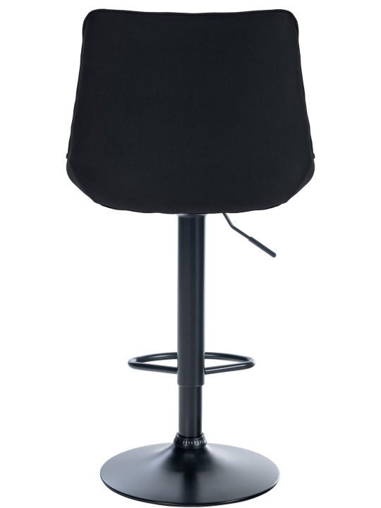 Set van 2 barkrukken Toni stof, zwart Set van 2 barkrukken Toni stof, zwart