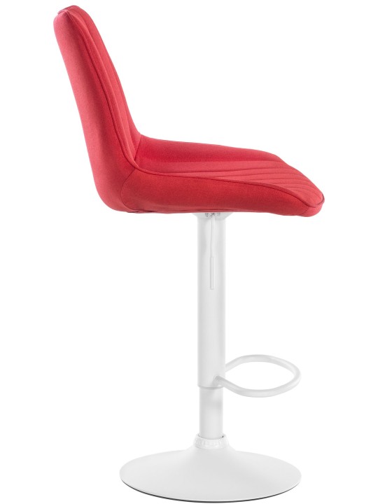 Set van 2 barkrukken Toni stof, rood