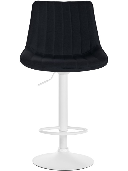 Set van 2 barkrukken Toni stof, zwart