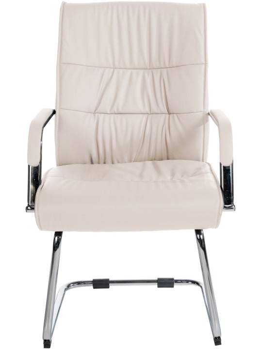 Set van 2 bezoekersstoelen Sievert, crème