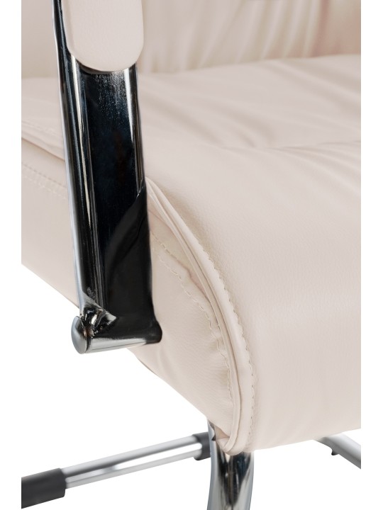 Set van 2 bezoekersstoelen Sievert, crème