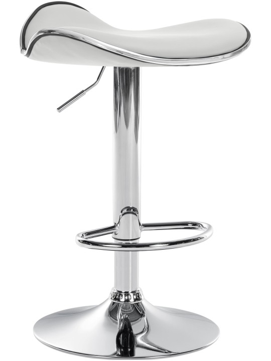 Barkruk Shanghai kunstleer C, wit