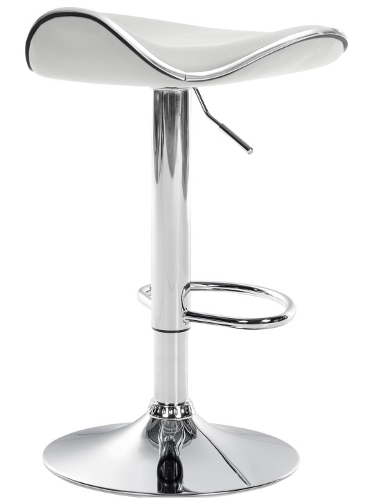 Barkruk Shanghai kunstleer C, wit