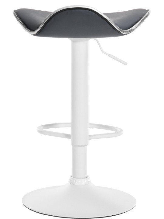 Barkruk Shanghai kunstleer, grijs