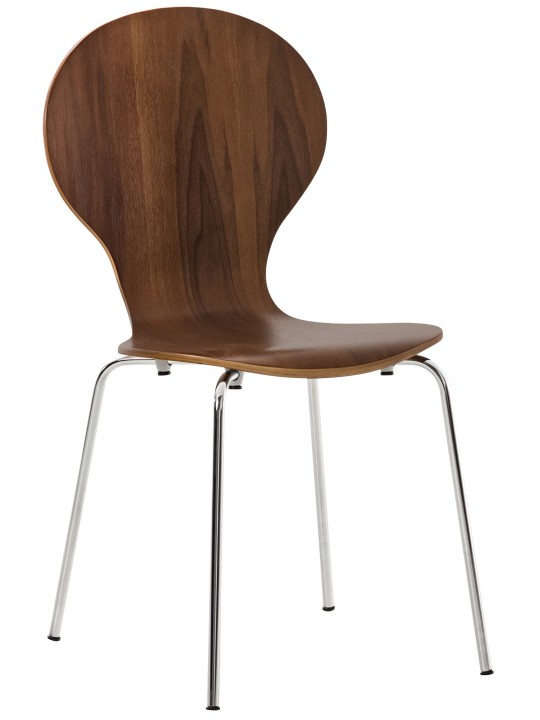 Bezoekersstoel Diego, walnoot Bezoekersstoel Diego, walnoot