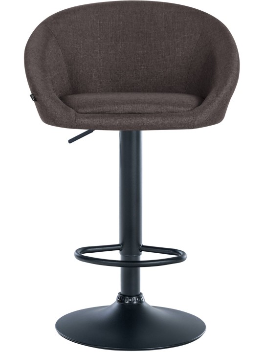 Barkruk Davie stof, donkergrijs