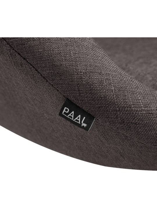 Barkruk Davie stof, donkergrijs