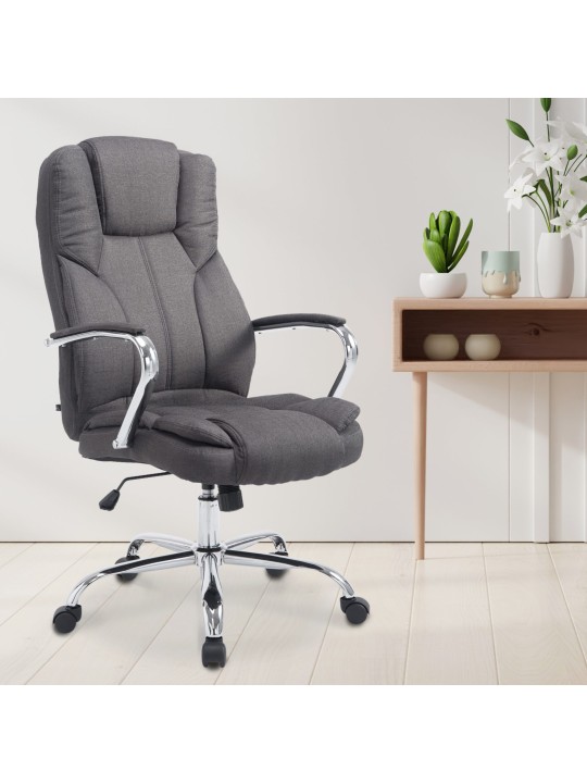 Bureaustoel BIG Xanthos stof, donkergrijs