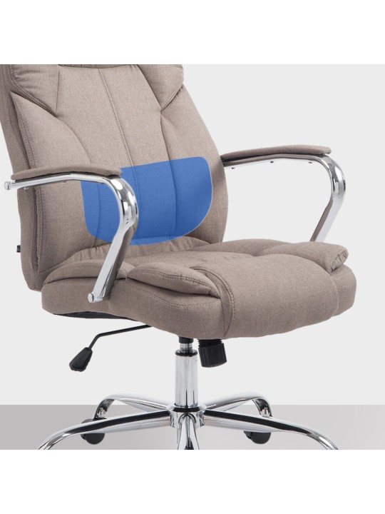 Bureaustoel BIG Xanthos stof, taupe