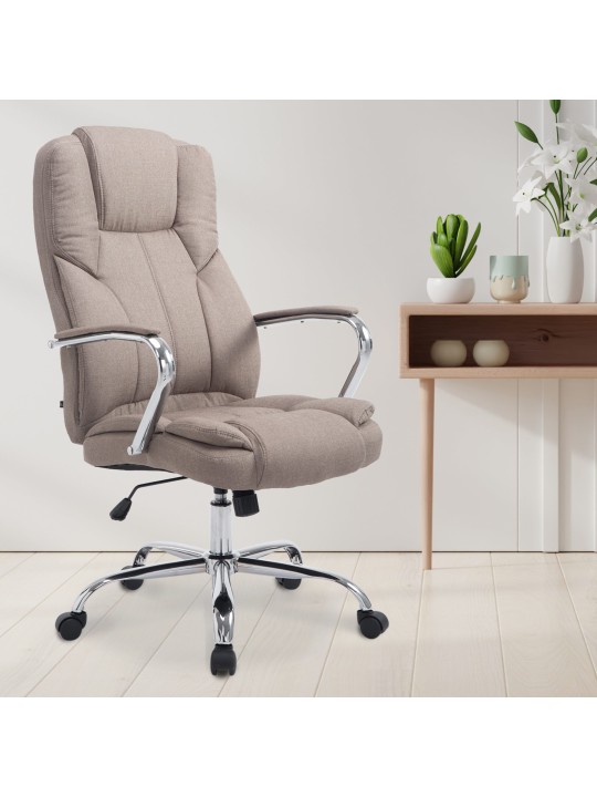 Bureaustoel BIG Xanthos stof, taupe