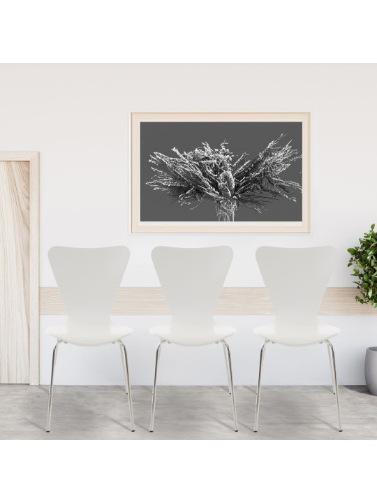 Bezoekersstoel Calisto, wit