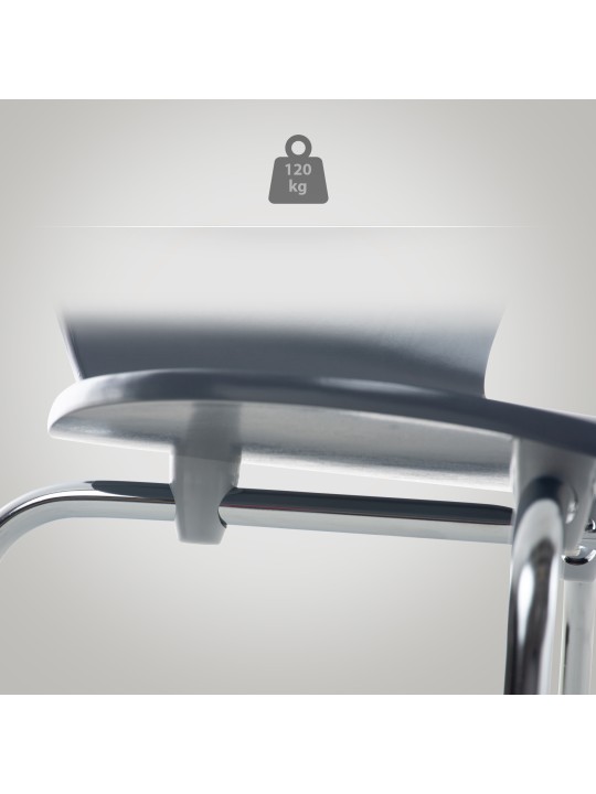 Bezoekersstoel Calisto, grijs Bezoekersstoel Calisto, grijs