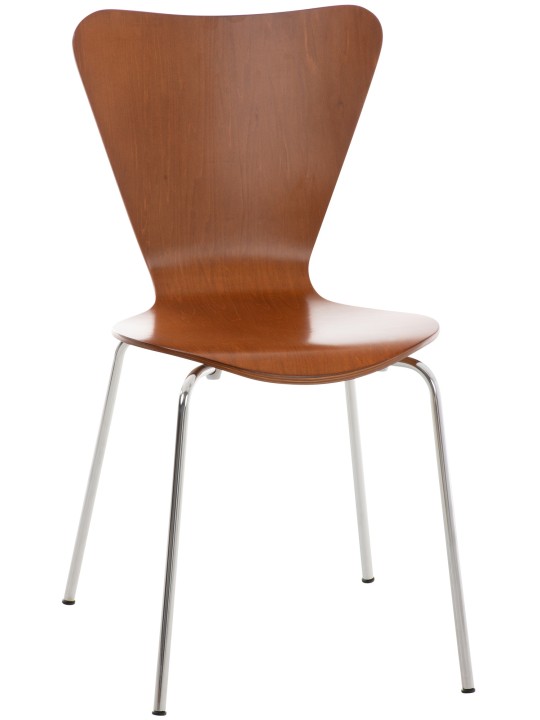 Bezoekersstoel Calisto, bruin