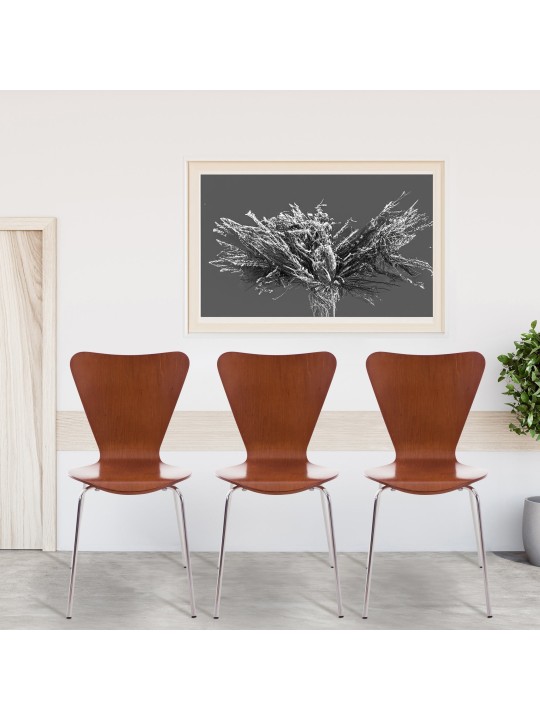 Bezoekersstoel Calisto, bruin