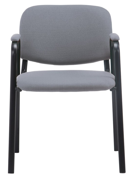 Bezoekersstoel Ken PRO stof, grijs