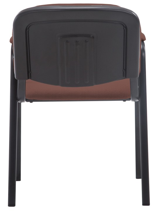 Bezoekersstoel Ken PRO stof, bruin