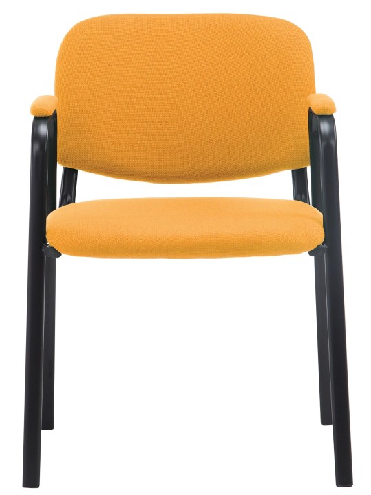 Bezoekersstoel Ken PRO stof, oranje