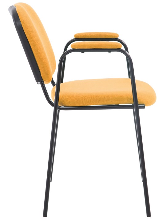 Bezoekersstoel Ken PRO stof, oranje