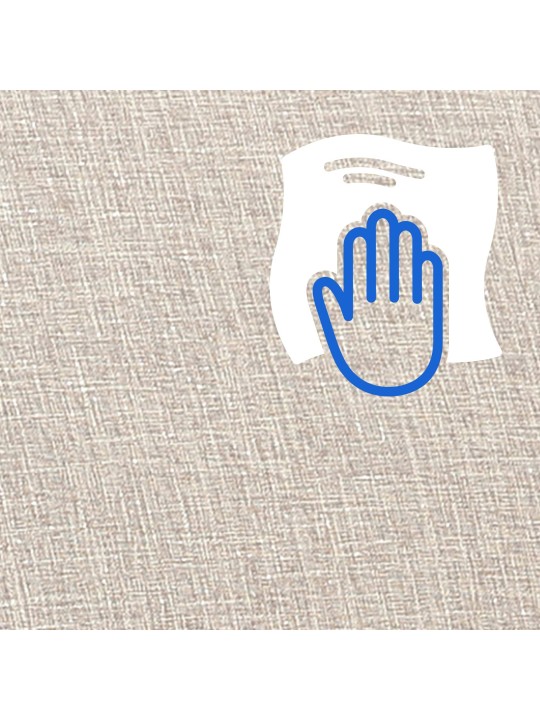 Schommelstoel Morelia stof walnoot, crème Schommelstoel Morelia stof walnoot, crème