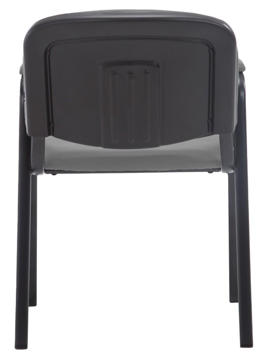 Bezoekersstoel Ken PRO kunstleer, grijs
