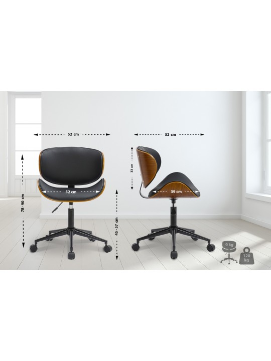 Bureaustoel Sammy, zwart