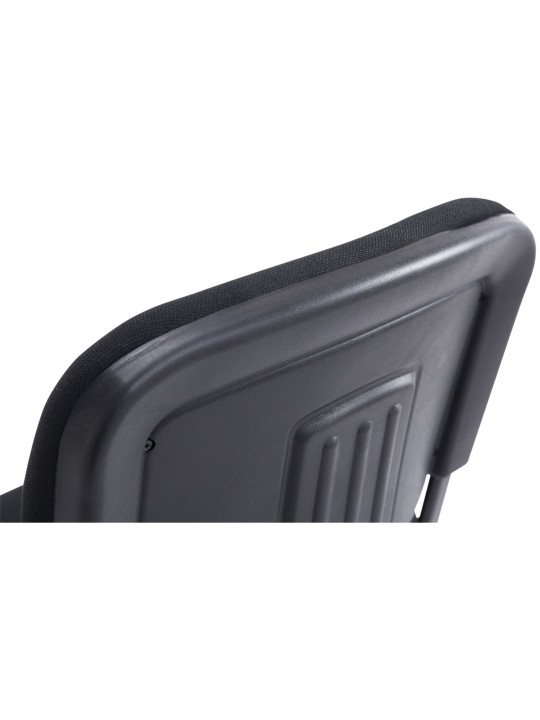 Bezoekersstoel Ken XL stof, zwart Bezoekersstoel Ken XL stof, zwart