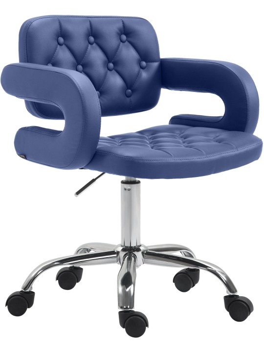 Werkkruk Dublin kunstleer, blauw
