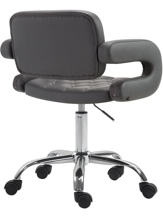 Werkkruk Dublin kunstleer, grijs