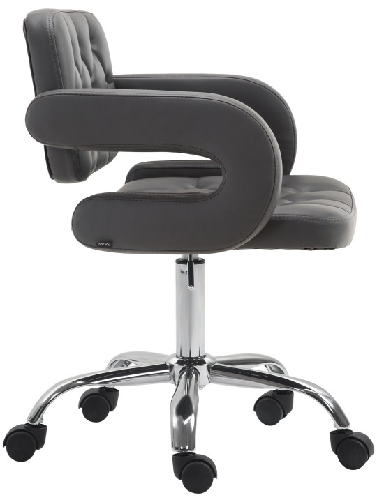 Werkkruk Dublin kunstleer, grijs