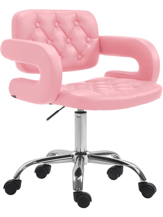 Werkkruk Dublin kunstleer, roze