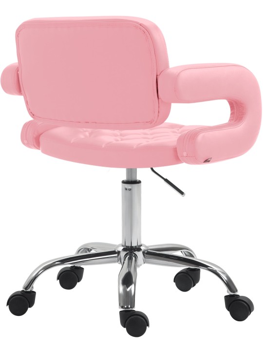 Werkkruk Dublin kunstleer, roze