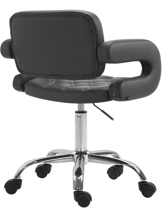 Werkkruk Dublin kunstleer, zwart