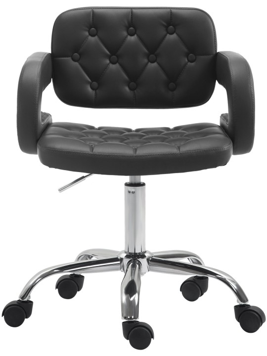 Werkkruk Dublin kunstleer, zwart