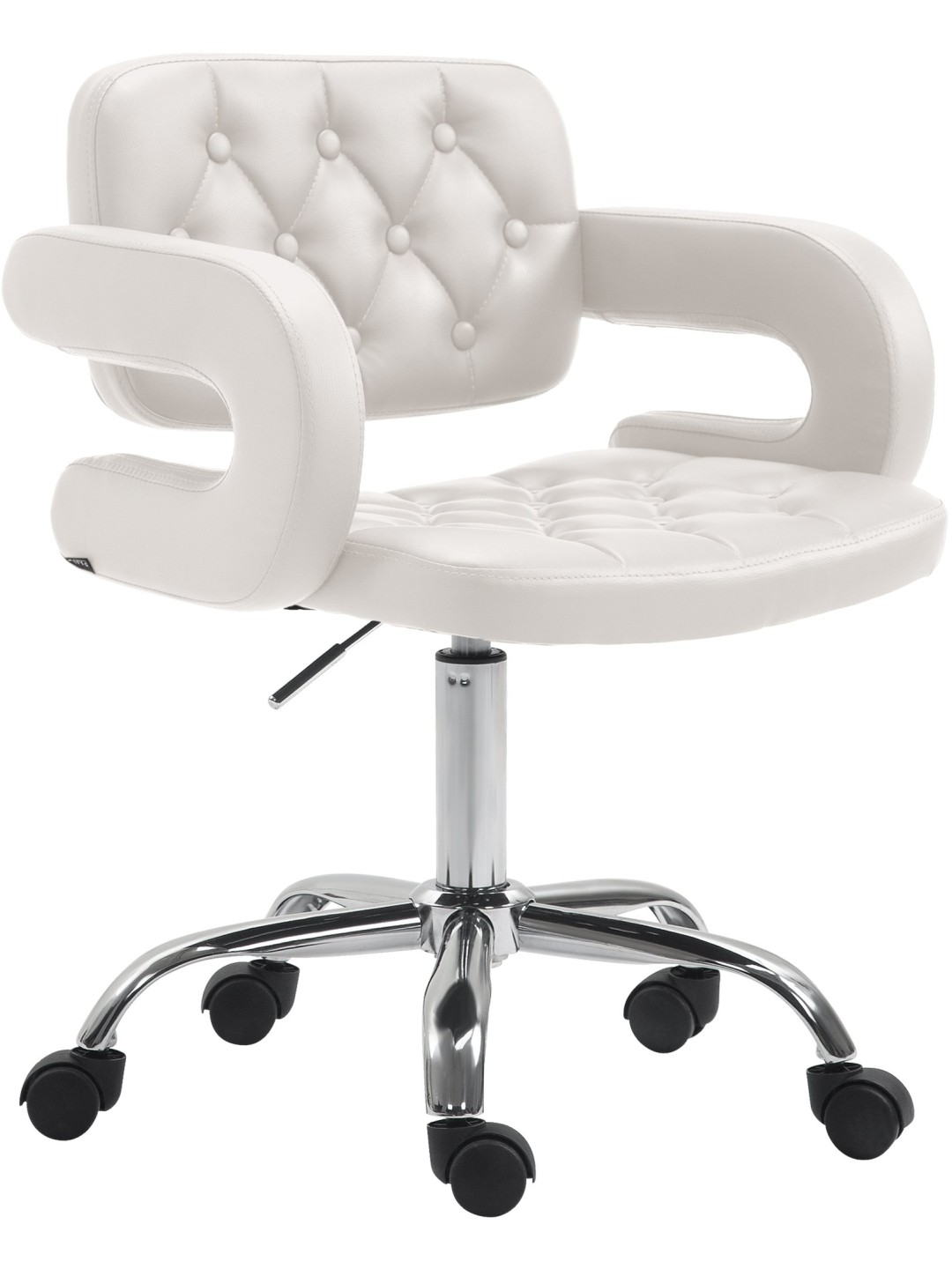 Werkkruk Dublin kunstleer, wit