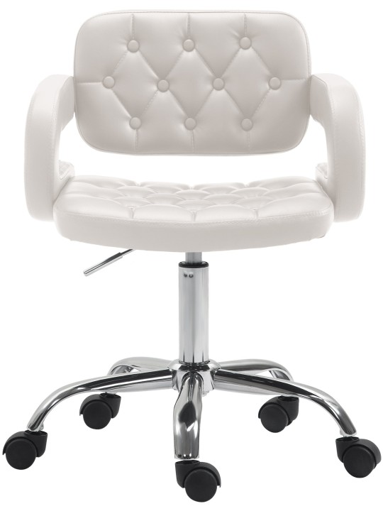 Werkkruk Dublin kunstleer, wit