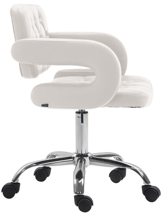 Werkkruk Dublin kunstleer, wit