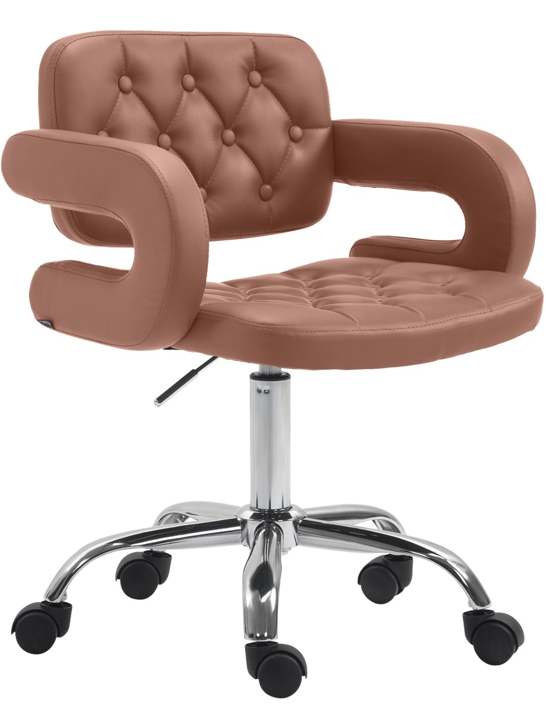 Werkkruk Dublin kunstleer, cognac