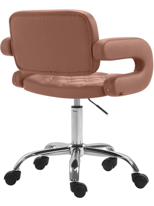 Werkkruk Dublin kunstleer, cognac