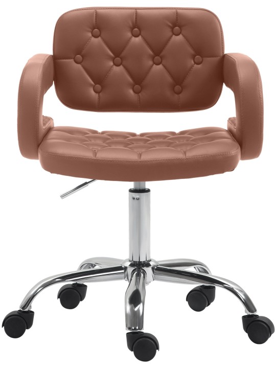 Werkkruk Dublin kunstleer, cognac