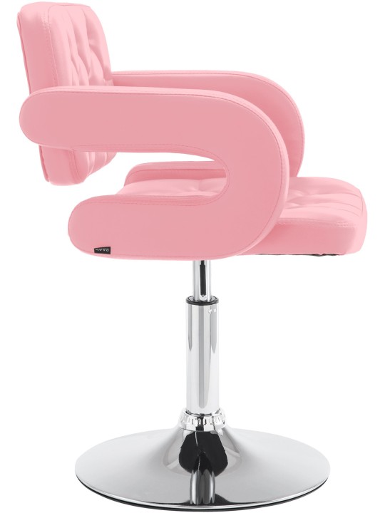 Ligstoel Dublin kunstleer, roze Ligstoel Dublin kunstleer, roze