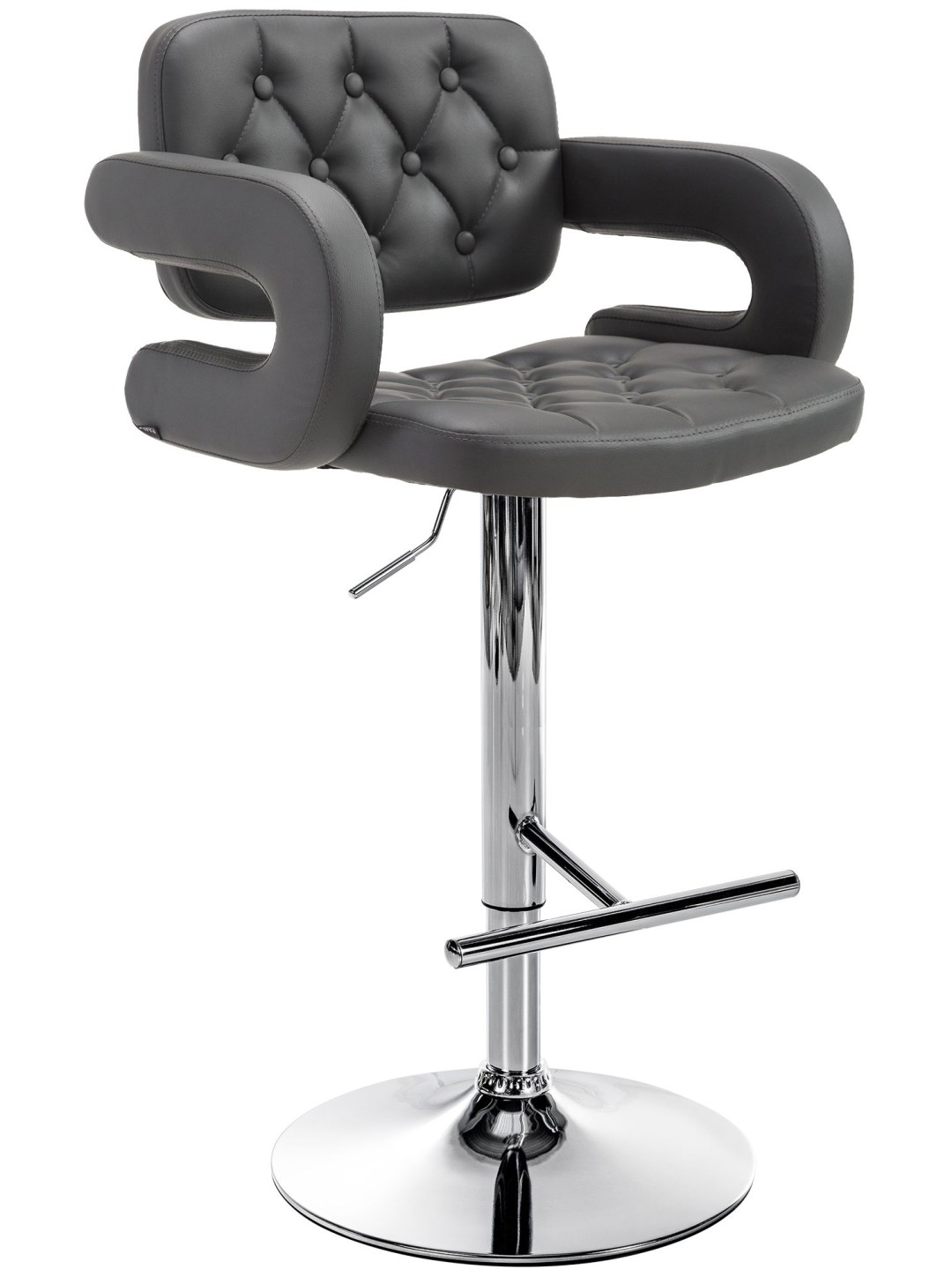 Barkruk Dublin C, grijs