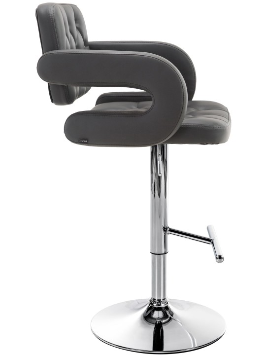 Barkruk Dublin C, grijs