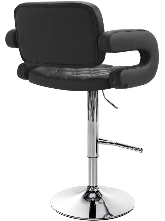 Barkruk Dublin C, zwart