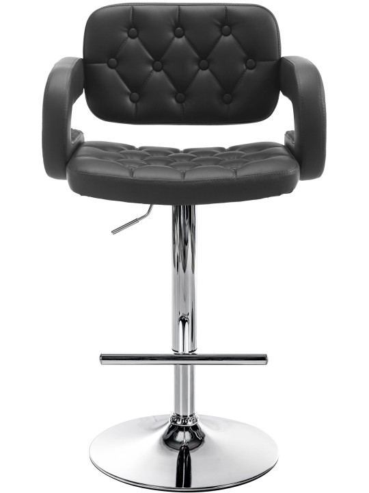 Barkruk Dublin C, zwart