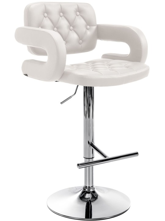 Barkruk Dublin C, wit