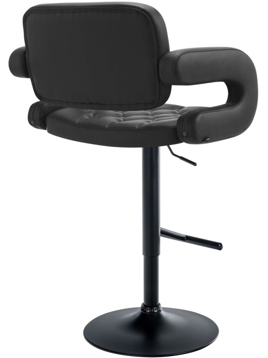 Barkruk Dublin, zwart