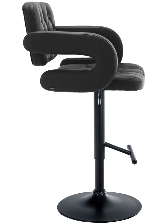 Barkruk Dublin, zwart