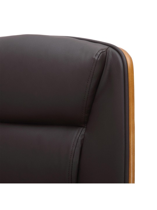 Bureaustoel Yankton, walnoot/bruin