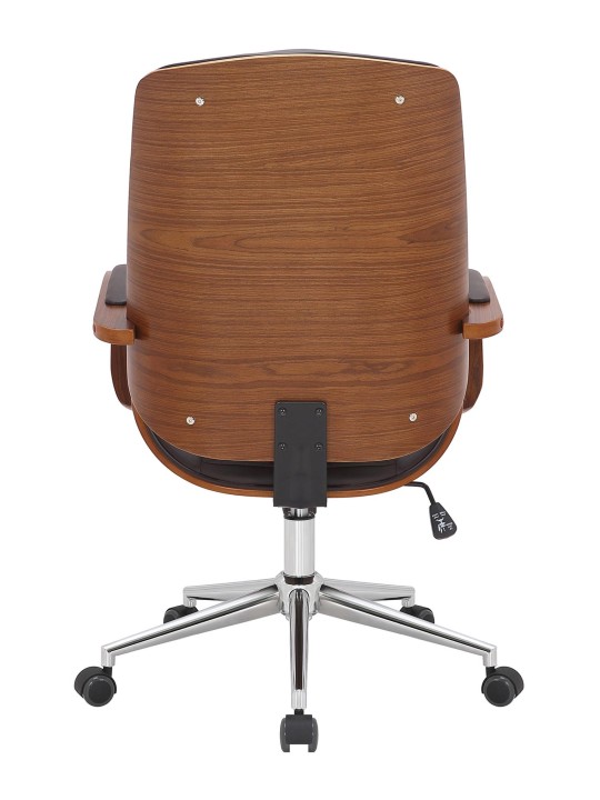 Bureaustoel Yankton, walnoot/bruin