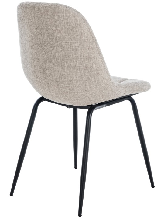 Set van 2 stoel Tom stof, crème